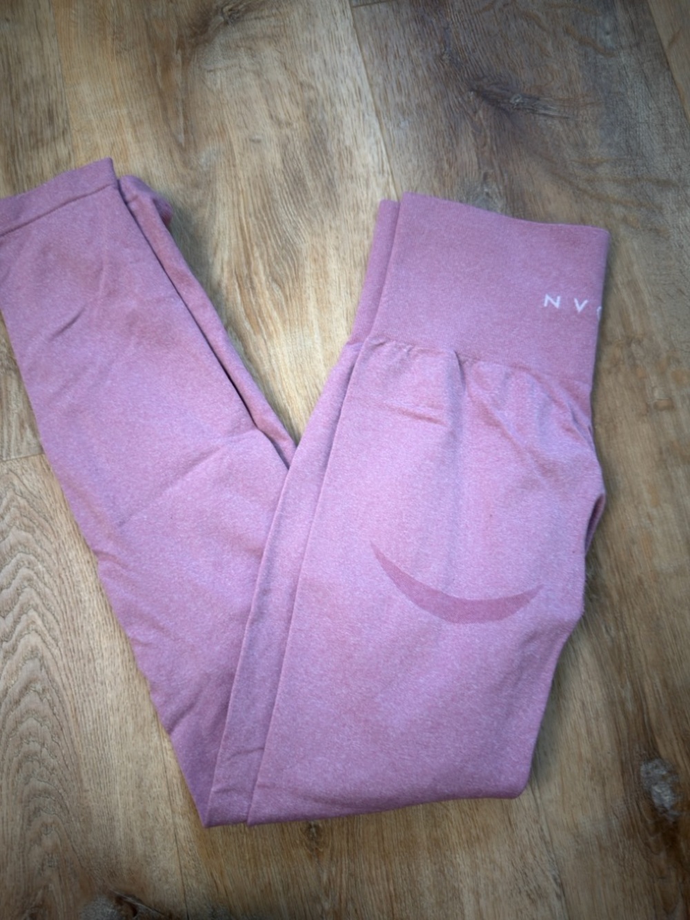 Kids Pink Seamless Active Leggings
